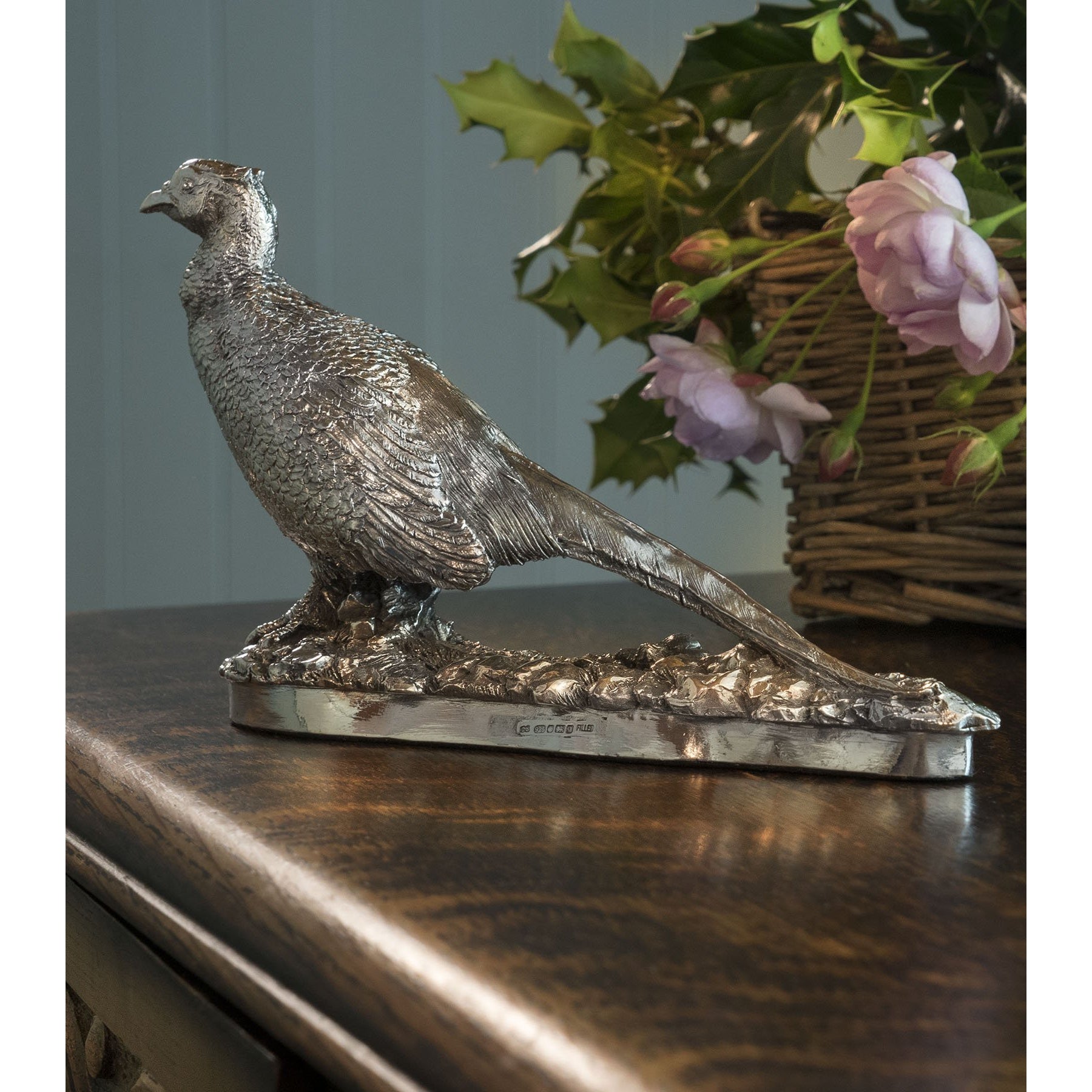 Silver Pheasant ornament