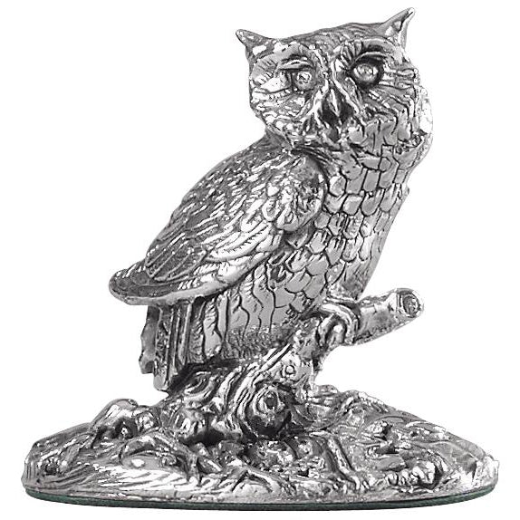 Silver Owl ornament