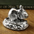english field mouse hallmarked silver ornament