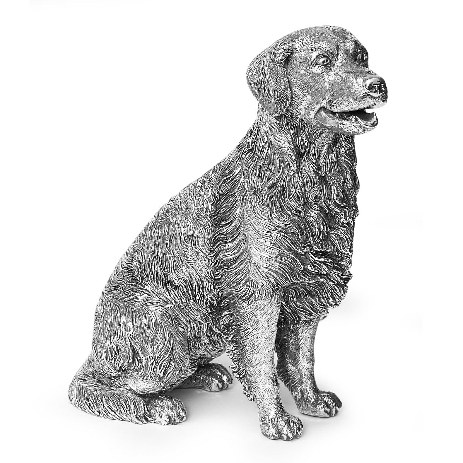 Silver Retriever ornament
