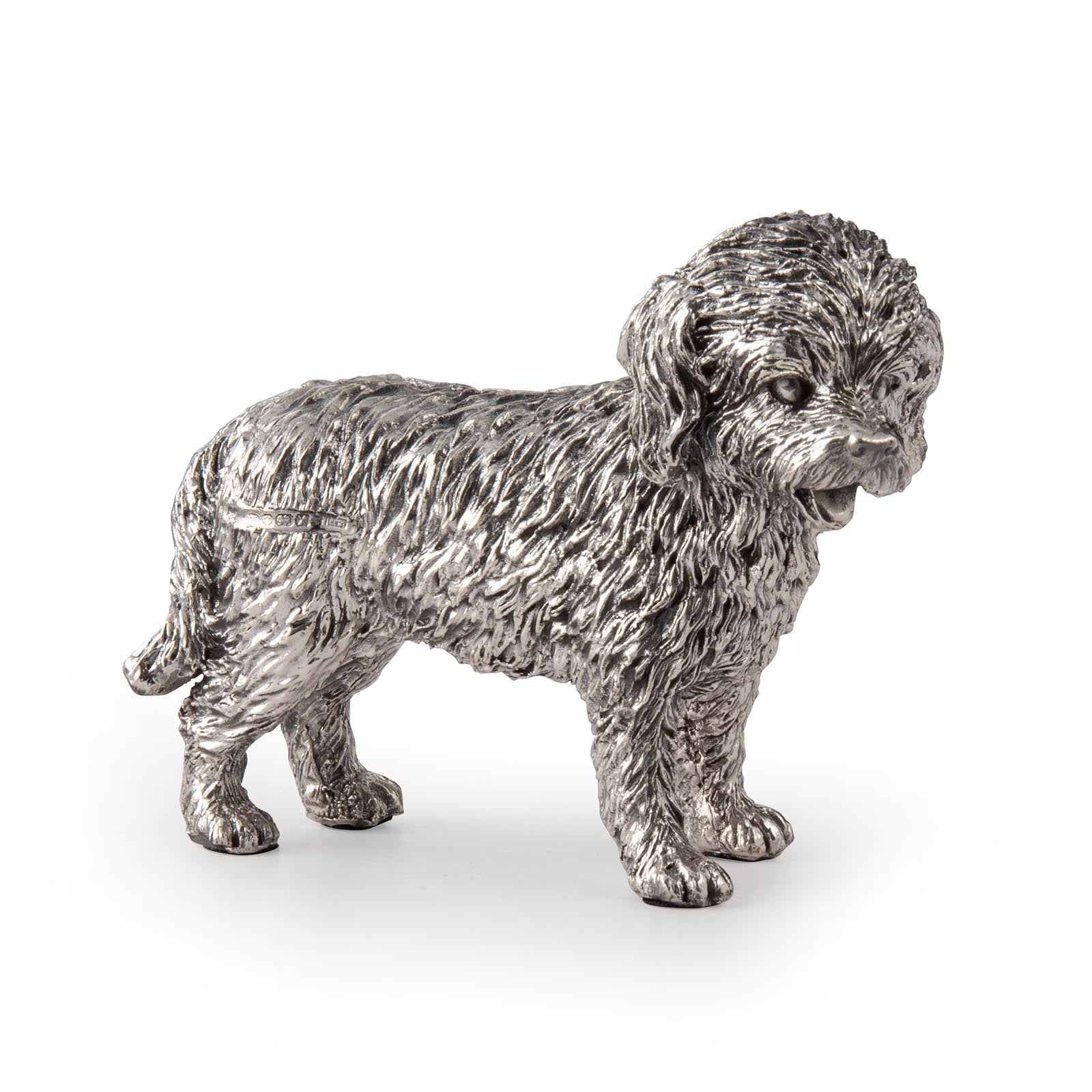 Silver Labradoodle ornament
