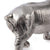 Silver Rhino-Large - Height 17cm