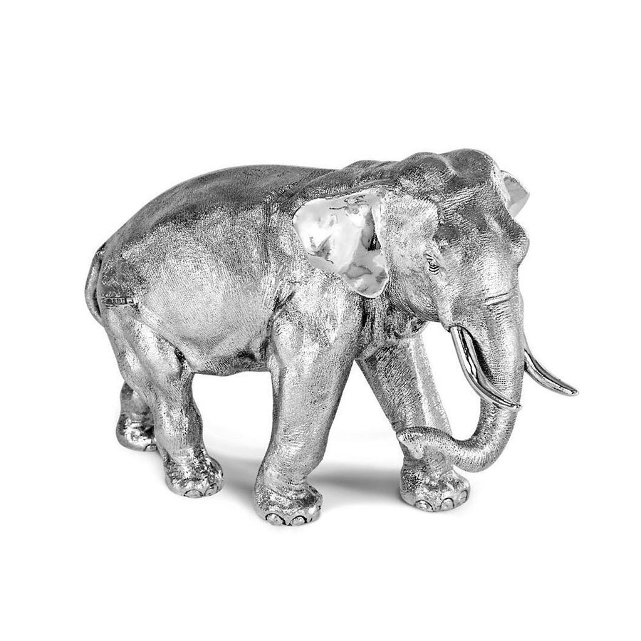 Elephant ornaments silver