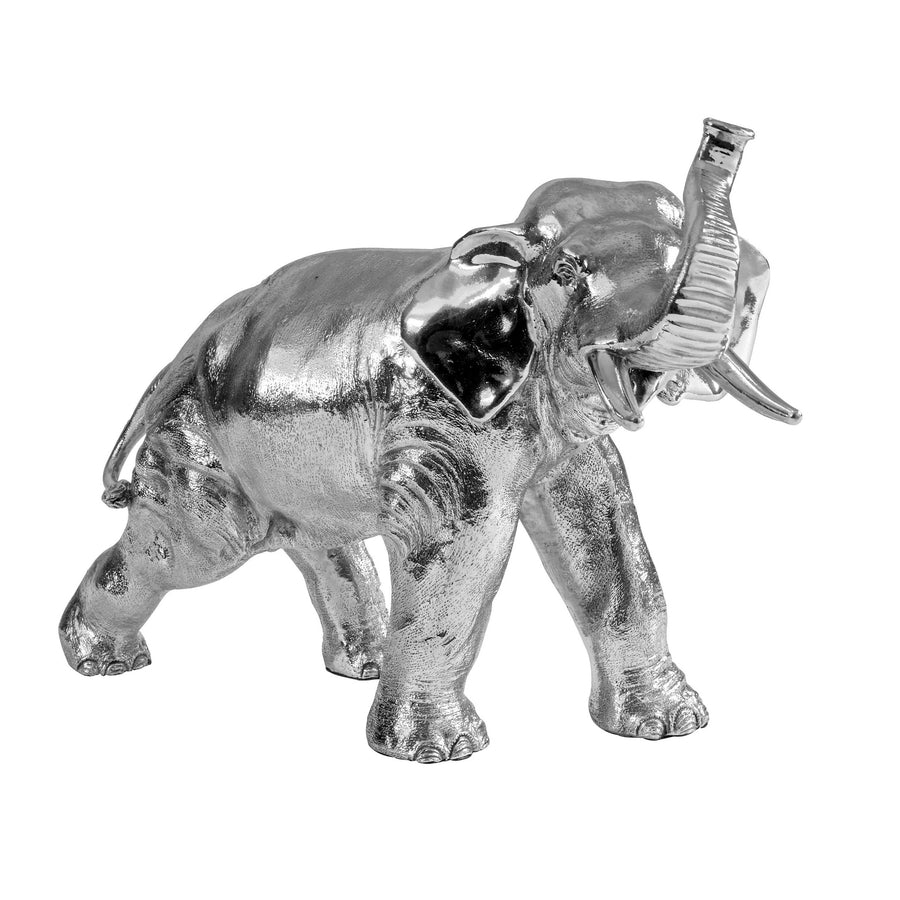 elephant ornaments silver