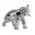 elephant ornaments silver