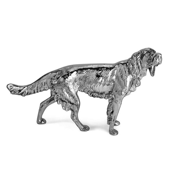 Silver Setter Dog ornament