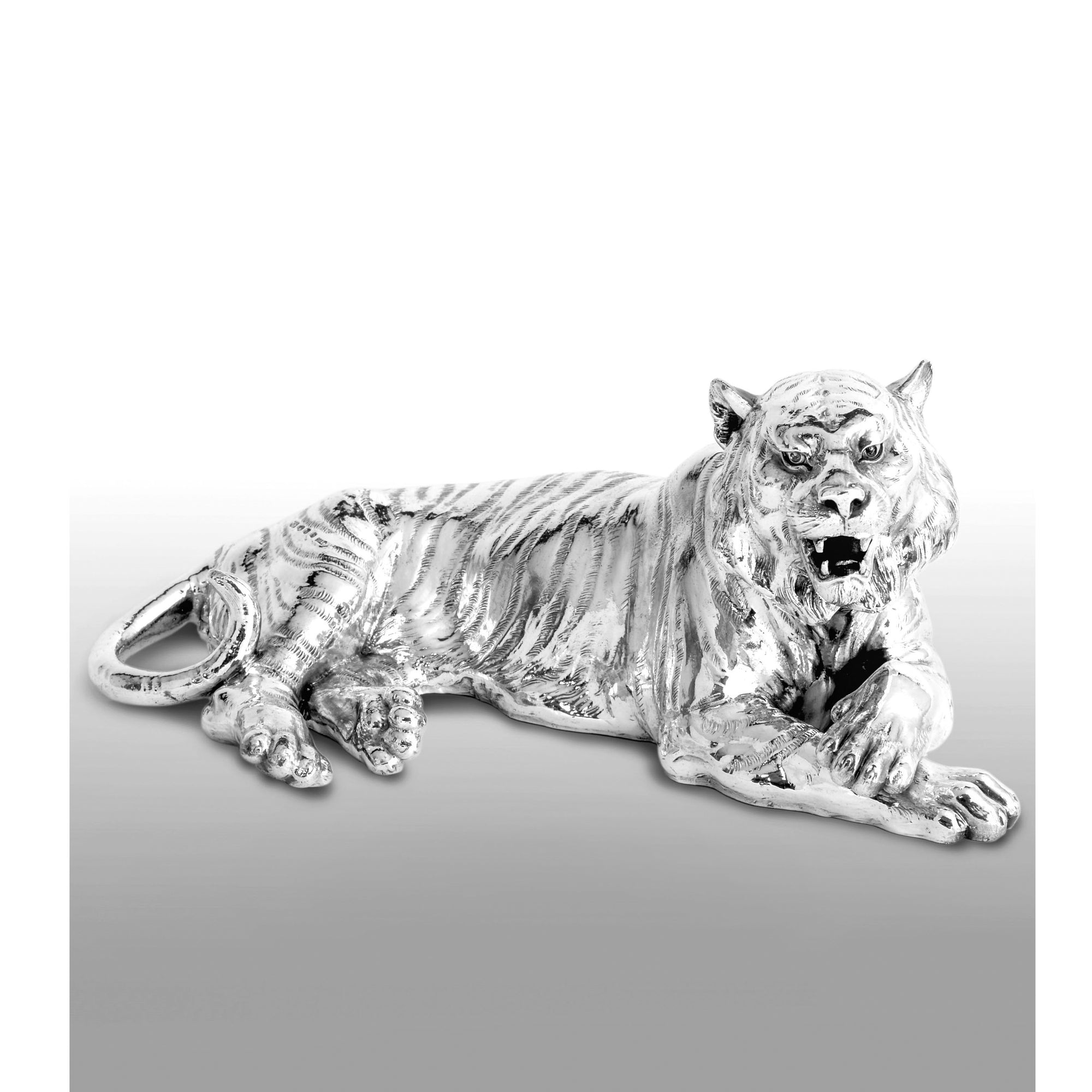 Silver Tiger ornament