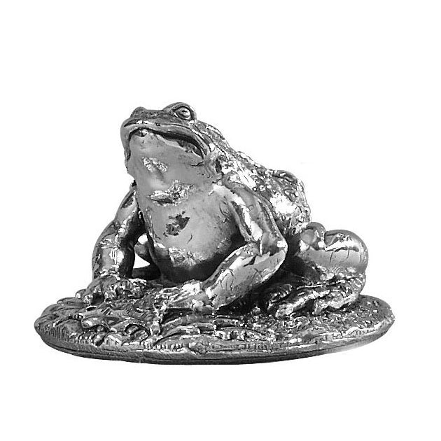 Silver Frog ornament