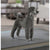 Silver Poodle figurine