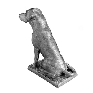 Sterling Silver Labrador satin finish 