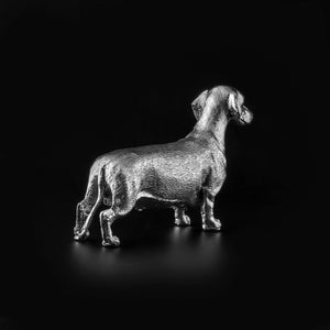 Sterling Silver Dachshund figurine