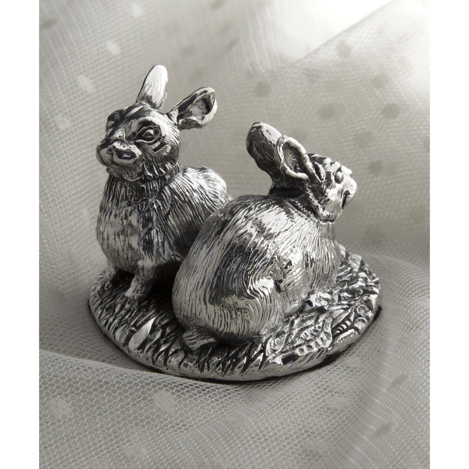 Silver Rabbit ornament
