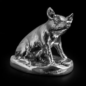 Sterling Silver Pig