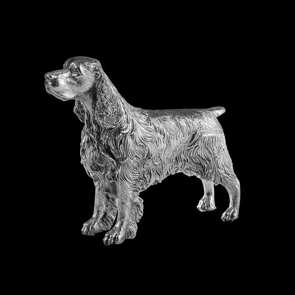 Sterling Silver Springer Spaniel ornament