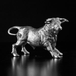 Sterling Silver Bull ornament