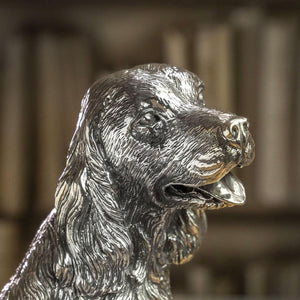 Silver Springer Spaniel - Height 13cm-Silverbasket-Silverbasket