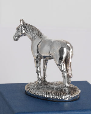 Silver Horse miniature figurine